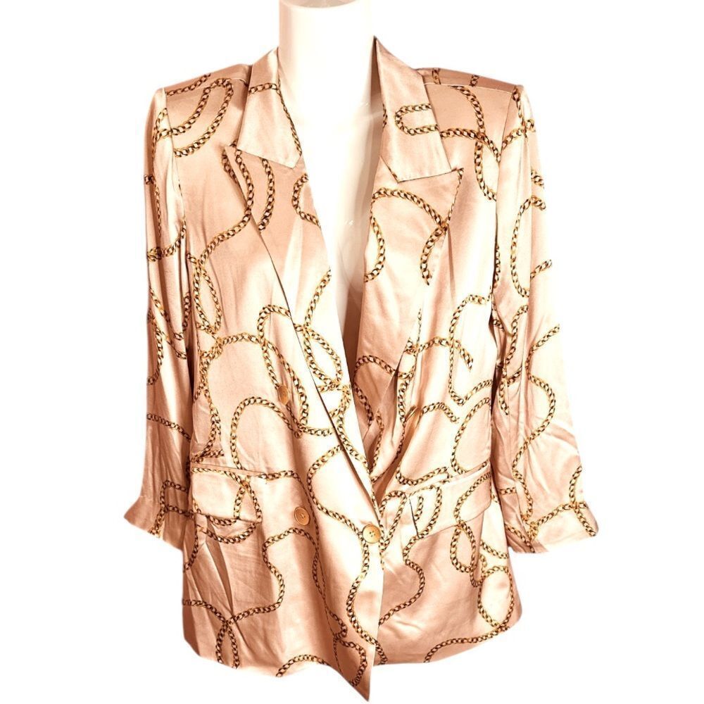L'AGENCE Chic Chain Blazer NWT Size 2